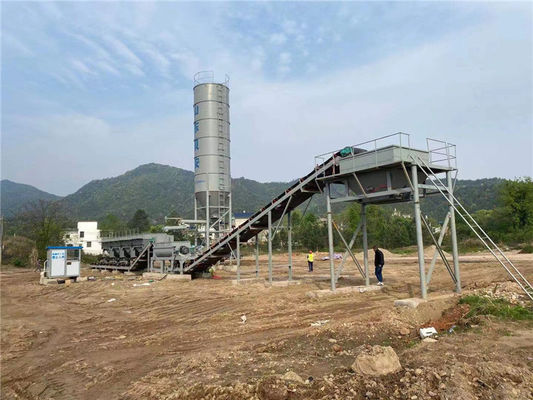 600t/Hは土の混合の場所水を安定させた層の混合の工場設備を安定させた